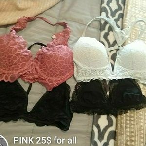 PINK bras
